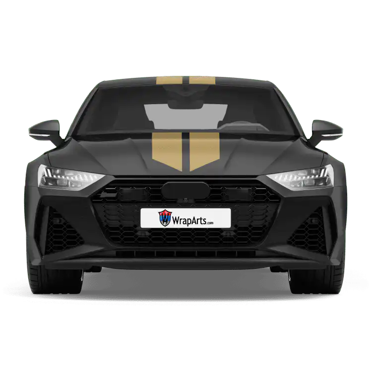 Pointed Rennstreifen - Gold