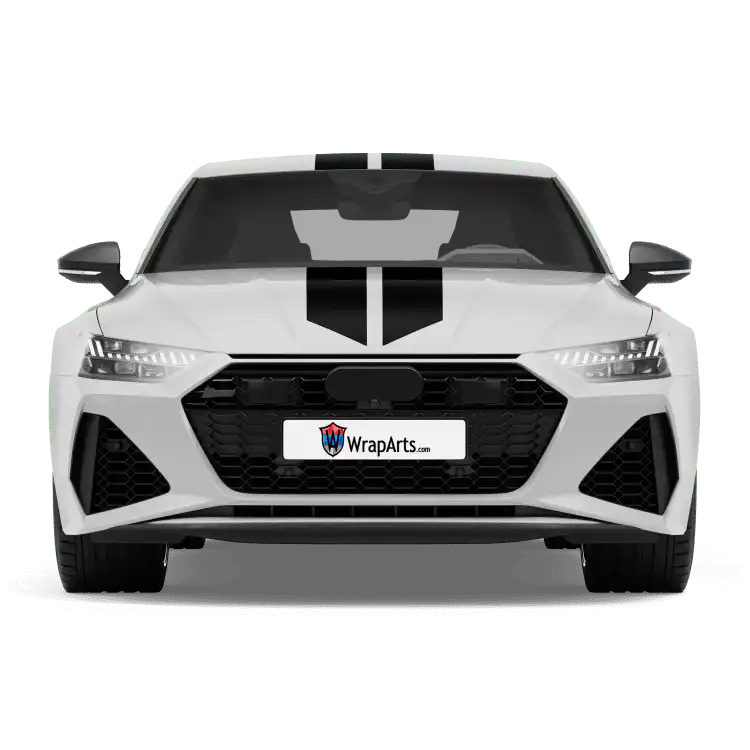 Pointed Rennstreifen - Schwarz