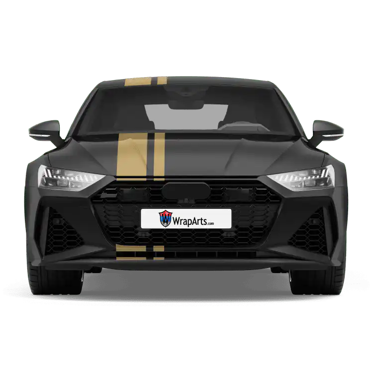 BMW Tii Rennstreifen - Gold