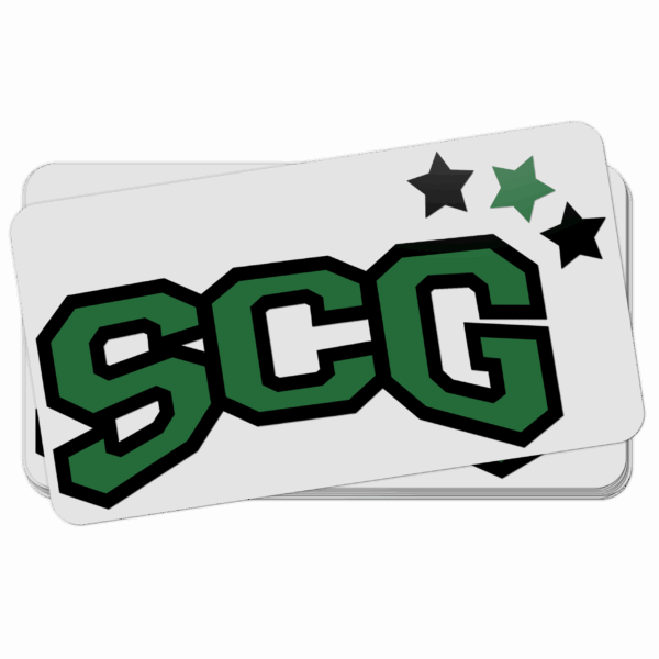 SCG Sticker Schwarz