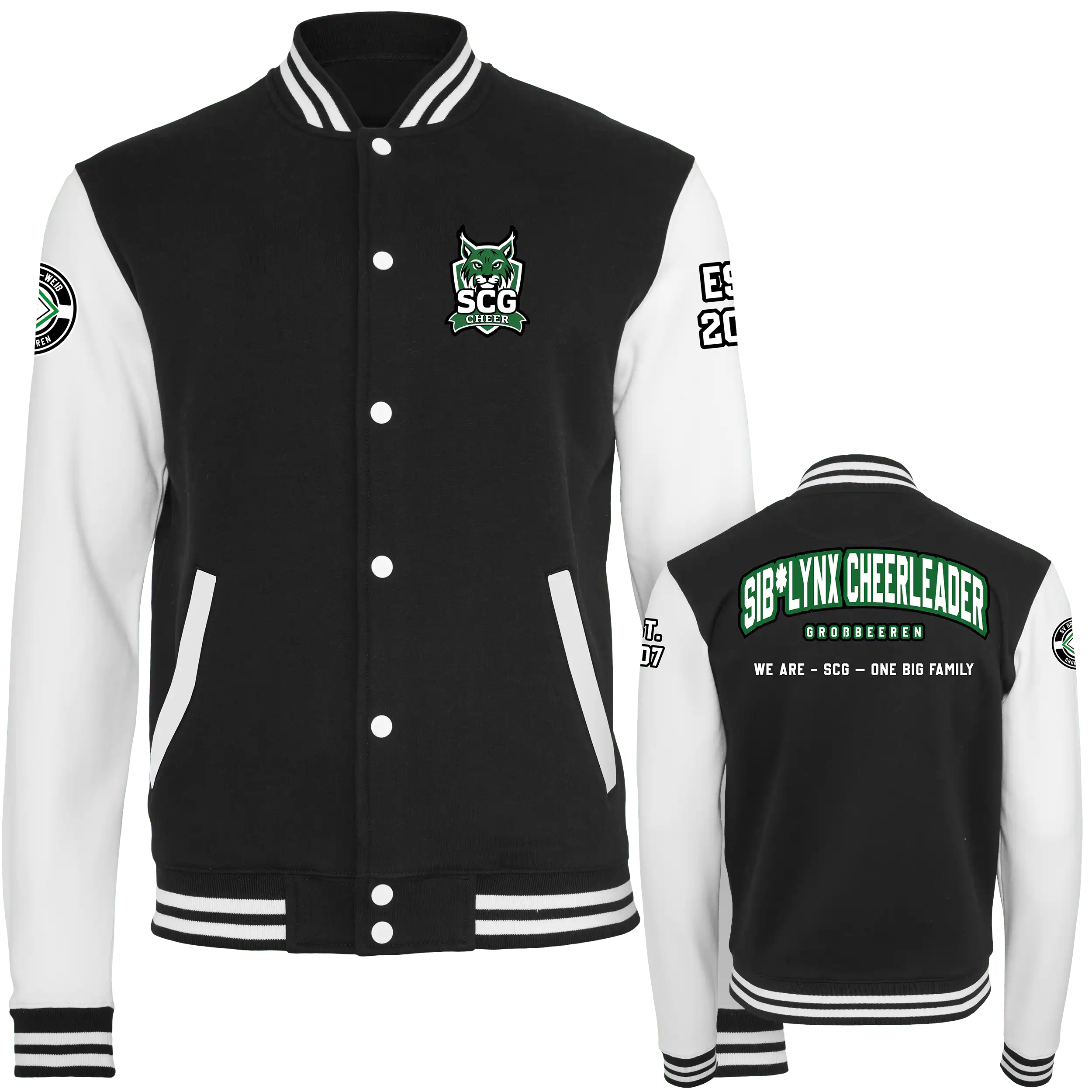 909506-SCG-Cheer-College-Jacke-Unisex-fb-0 SCG Cheer College Jacke - Unisex โ Bild 1