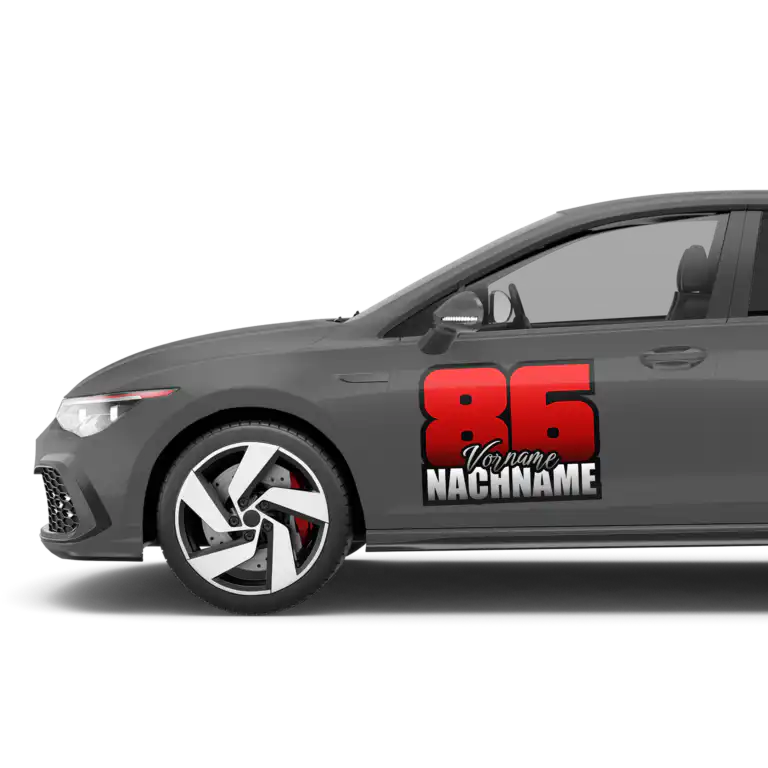 05404 - Startnummer mit Fahrername - Verlauf - Auto