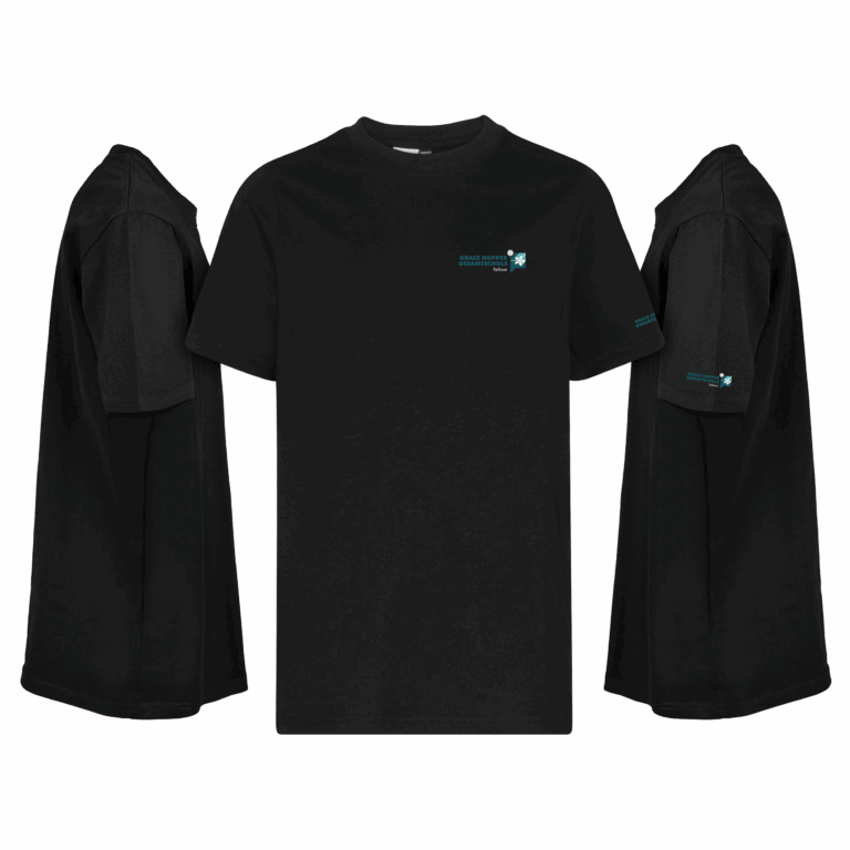 702005 Grace Hopper Shirt Kinder Black frl 0